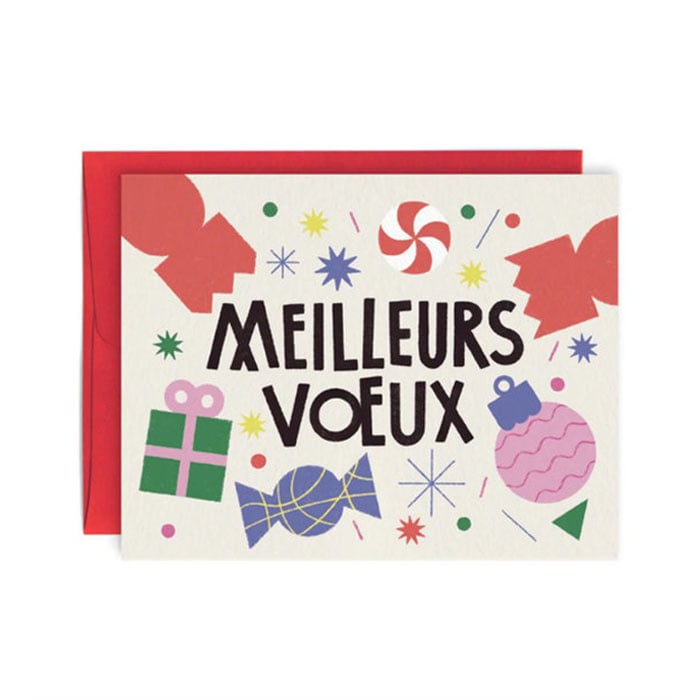 Carte de Souhaits Meilleurs Voeux Paperole - Ex - voto
