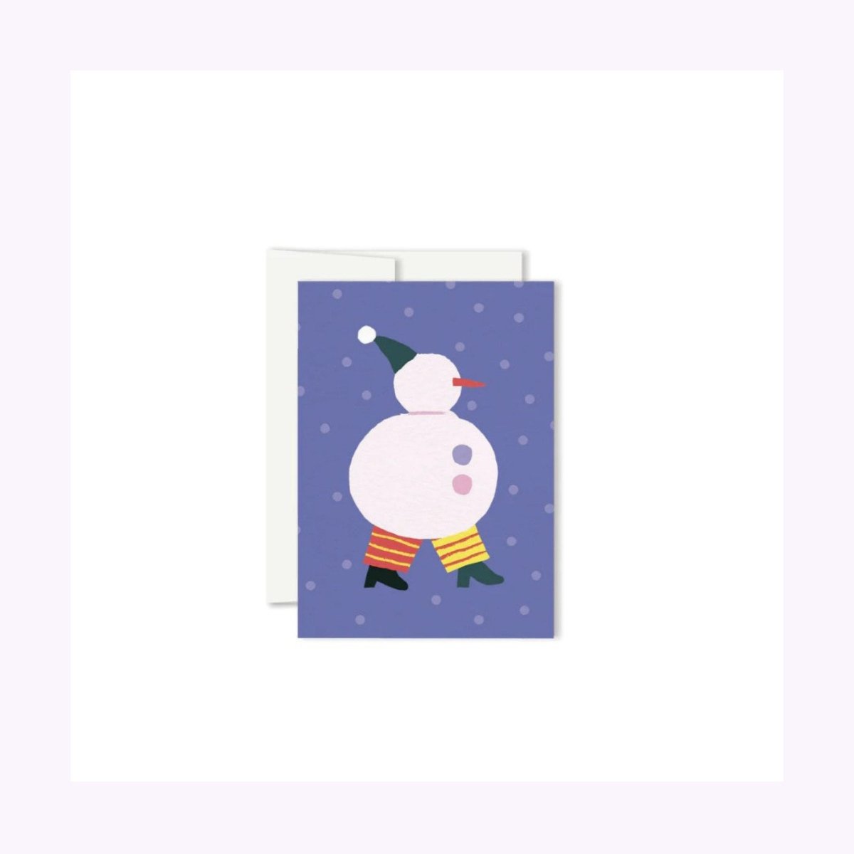 Carte de Souhaits Mini Bonhomme Paperole - Ex - voto