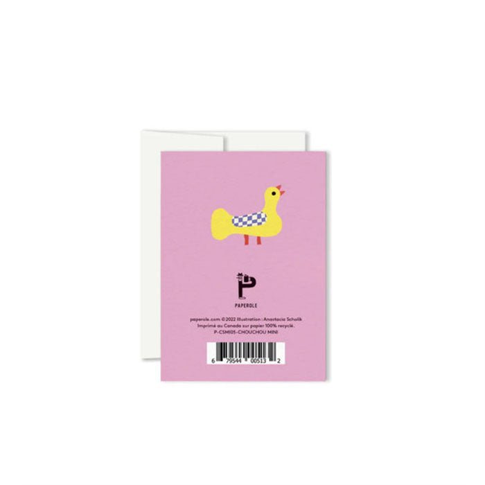 Carte de Souhaits Mini ChouChou Paperole - Ex - voto