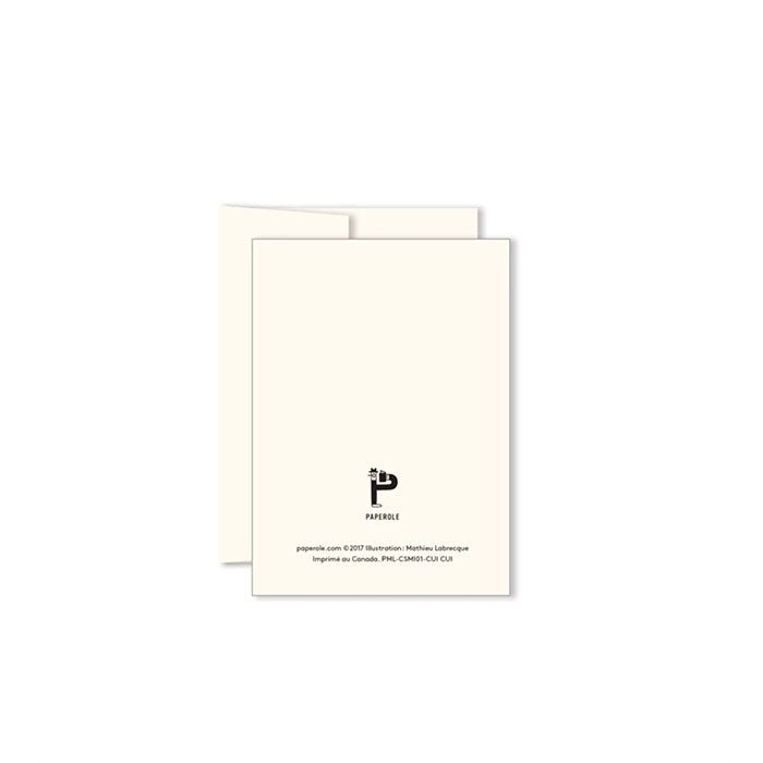 Carte de Souhaits Mini Cuicui Paperole - Ex - voto