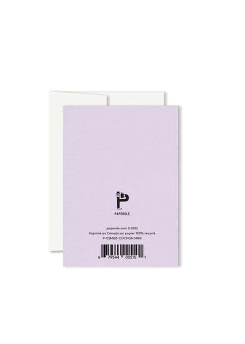 Carte de souhaits Mini Paperole (Plusieurs choix disponibles) - Ex - voto