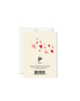 Carte de Souhaits Mini Pomme d'Amour Paperole - Ex - voto