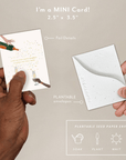 Carte de Souhaits Mini Pop Some Bubbly Seedlings - Ex - voto