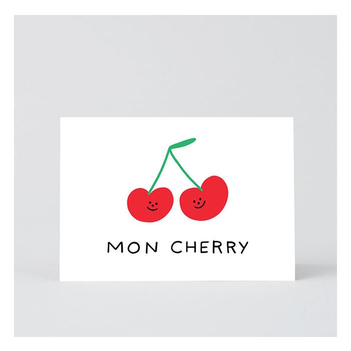 Carte de souhaits Mon Cherry WRAP - Ex - voto
