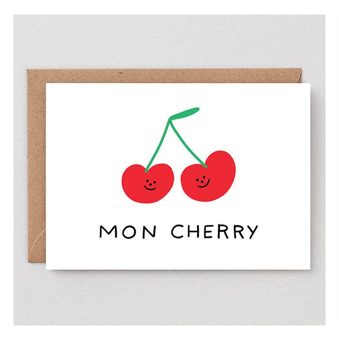 Carte de souhaits Mon Cherry WRAP - Ex - voto