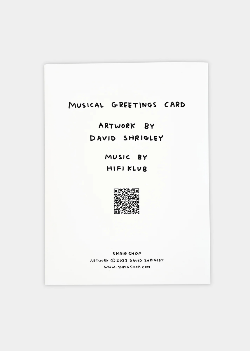 Carte de Souhaits Musicale This Huge Cat D.Shrigley - Ex - voto