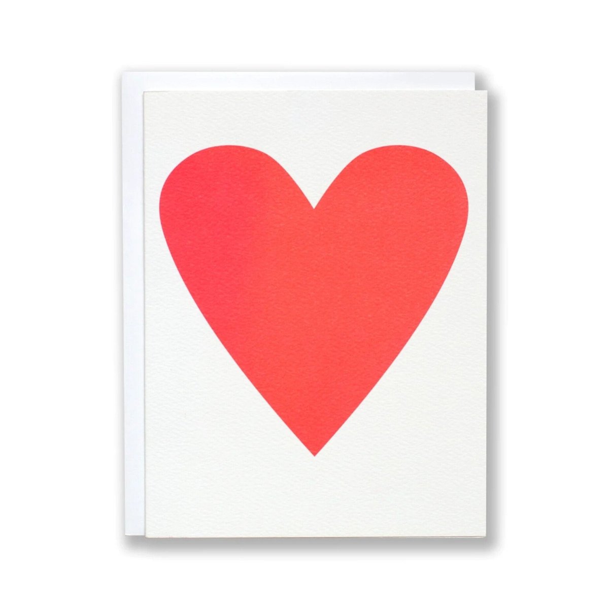 Carte de Souhaits Neon Pink Heart Banquet Atelier - Ex - voto