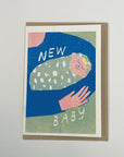 Carte de Souhaits New Baby Bleu Lizzie Lomax - Ex - voto