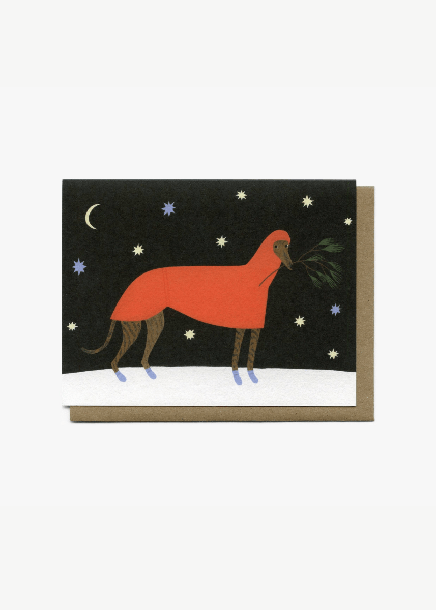 Carte de Souhaits Nuit Étoilée d'Hiver Yelena Bryksenkova - Ex - voto