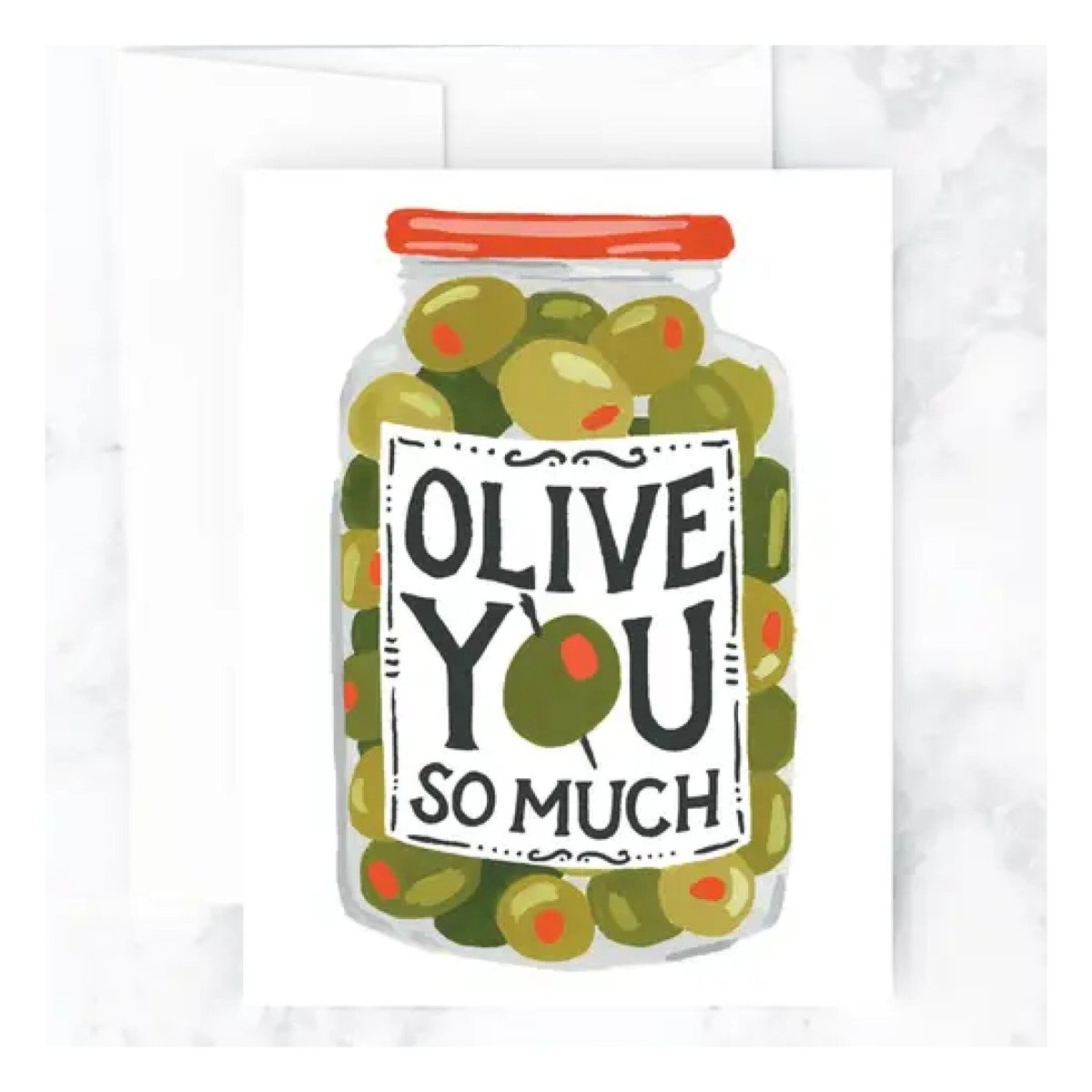 Carte de Souhaits Olive You Idlewild co. - Ex - voto