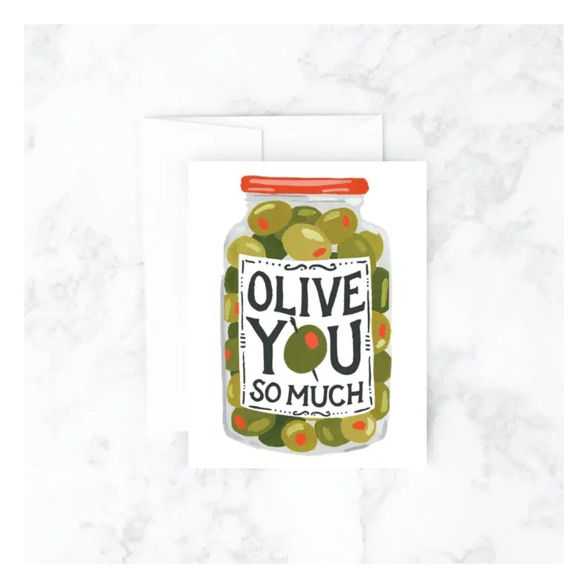 Carte de Souhaits Olive You Idlewild co. - Ex - voto
