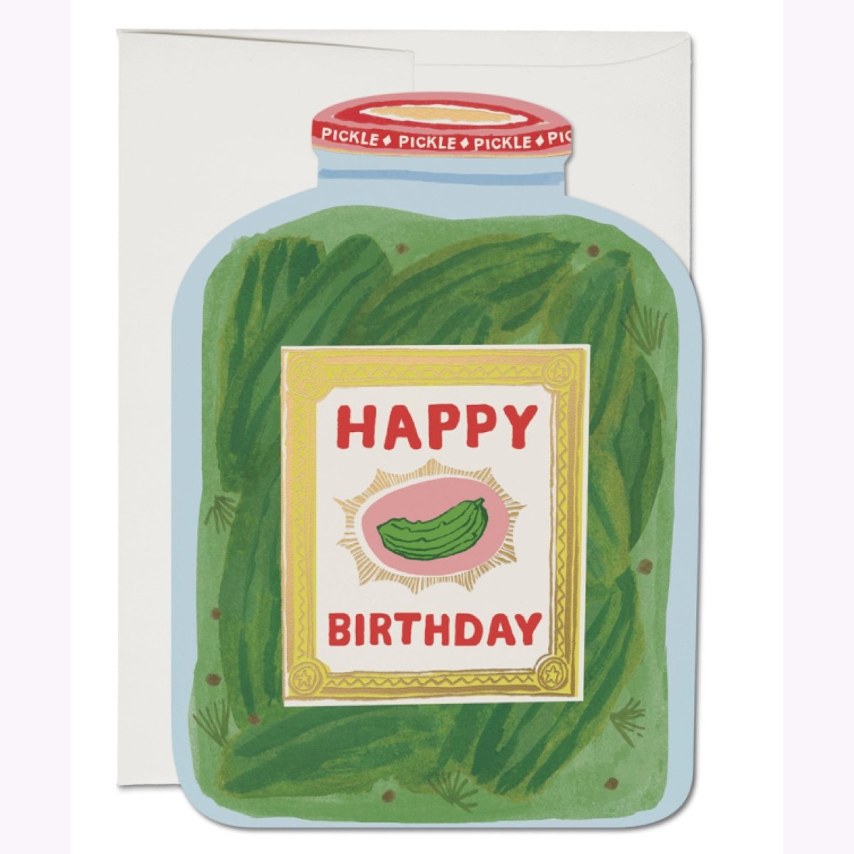 Carte de Souhaits Pickle Birthday Red Cap Cards - Ex - voto