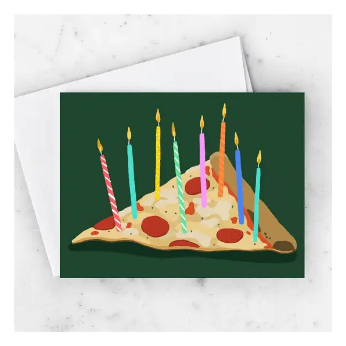 Carte de Souhaits Pizza Birthday Idlewild co. - Ex - voto