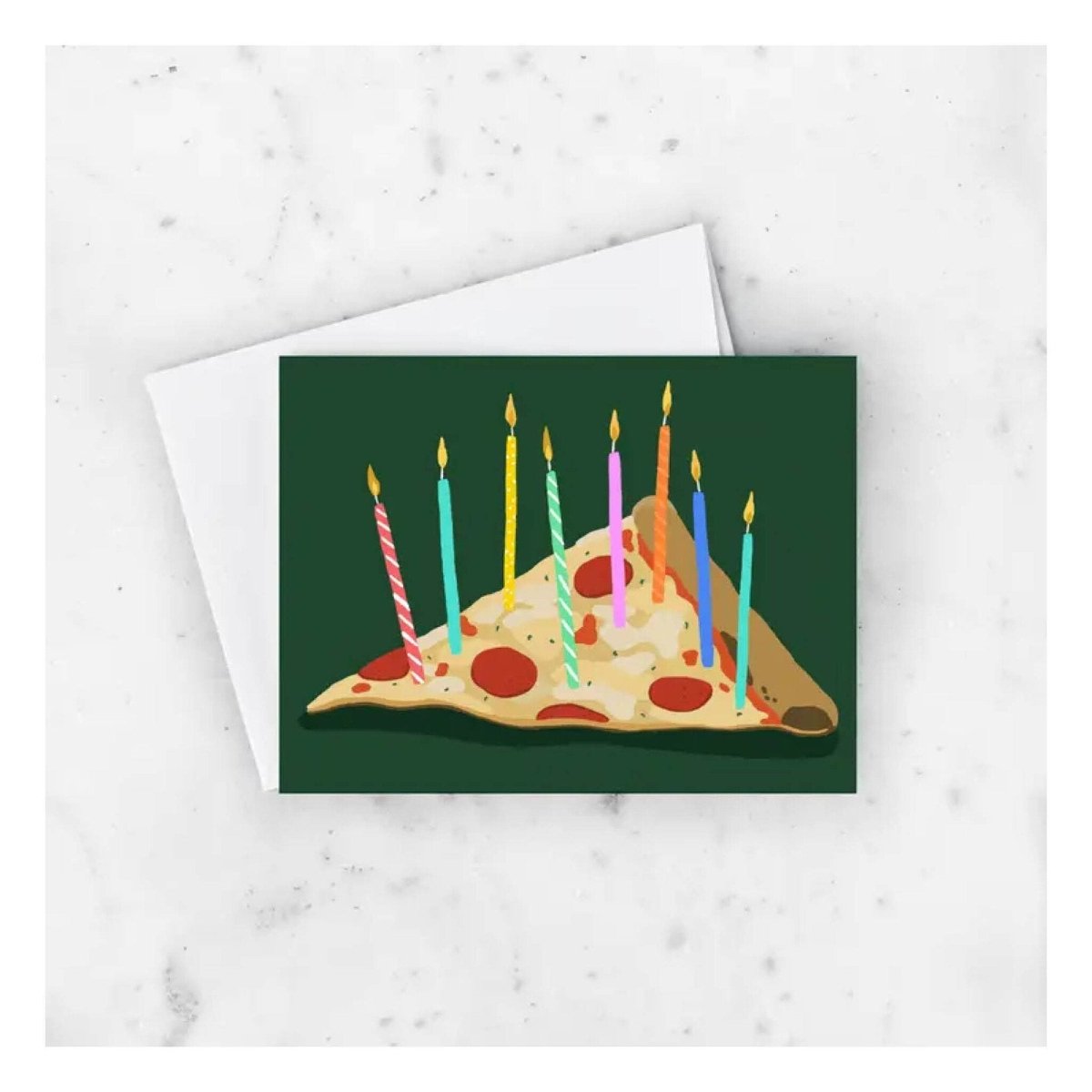 Carte de Souhaits Pizza Birthday Idlewild co. - Ex - voto
