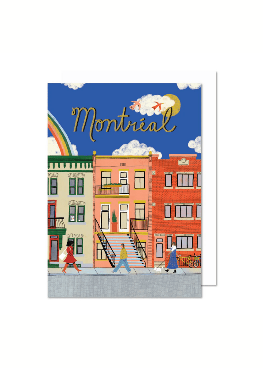 Carte de souhaits Rue de Montréal Paperole - Ex - voto