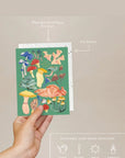 Carte de Souhaits Shrooms Seedlings - Ex - voto