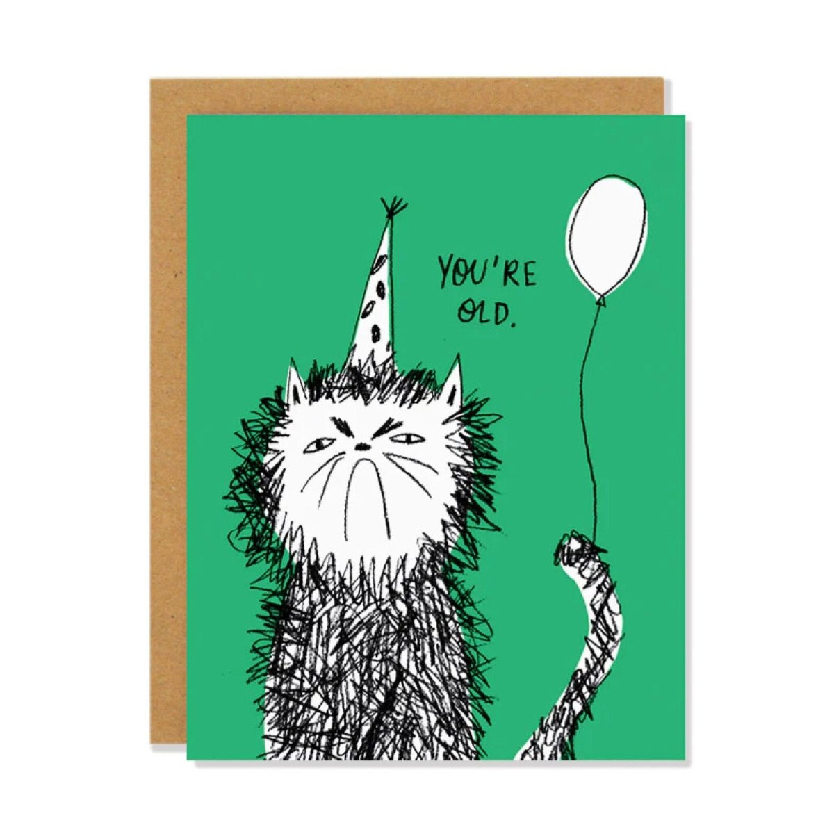 Carte de Souhaits Snitty Kitty Badger & Burke - Ex - voto