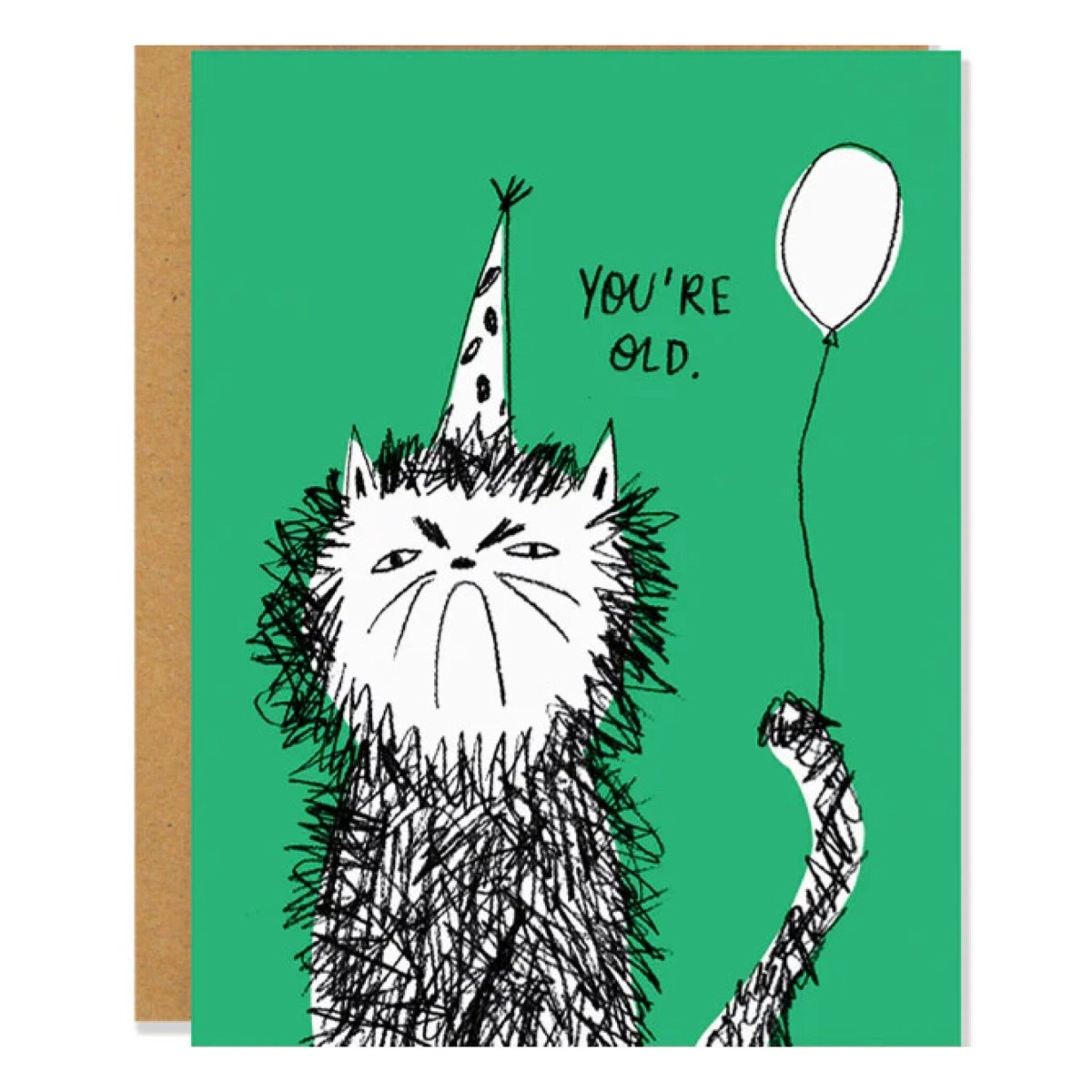 Carte de Souhaits Snitty Kitty Badger & Burke - Ex - voto