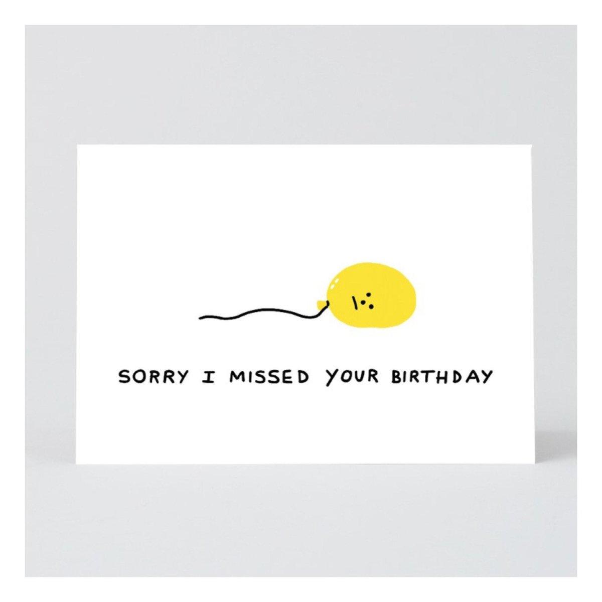 Carte de Souhaits Sorry I Missed WRAP - Ex - voto