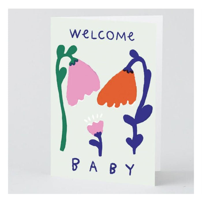 Carte de Souhaits Welcome Baby WRAP - Ex - voto