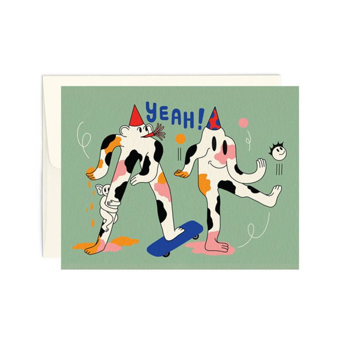 Carte de Souhaits Yeah Paperole - Ex - voto