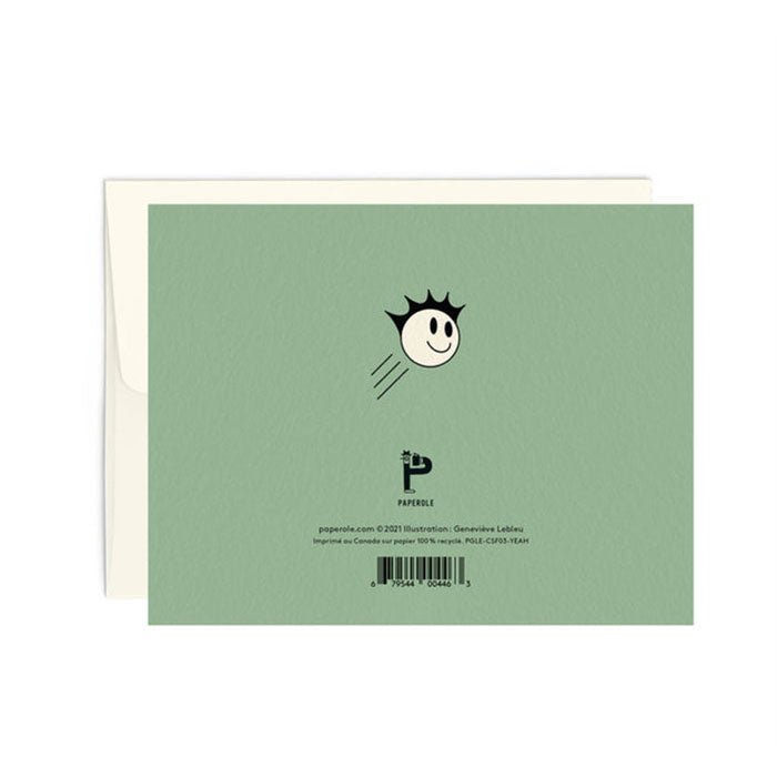 Carte de Souhaits Yeah Paperole - Ex - voto