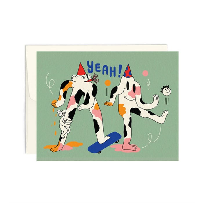 Carte de Souhaits Yeah Paperole - Ex - voto