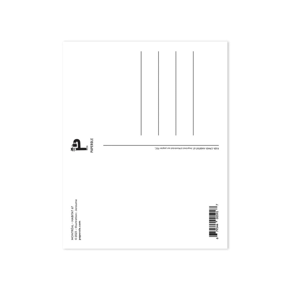 Carte Postale Habitat 67 Jeraume x Paperole - Ex - voto