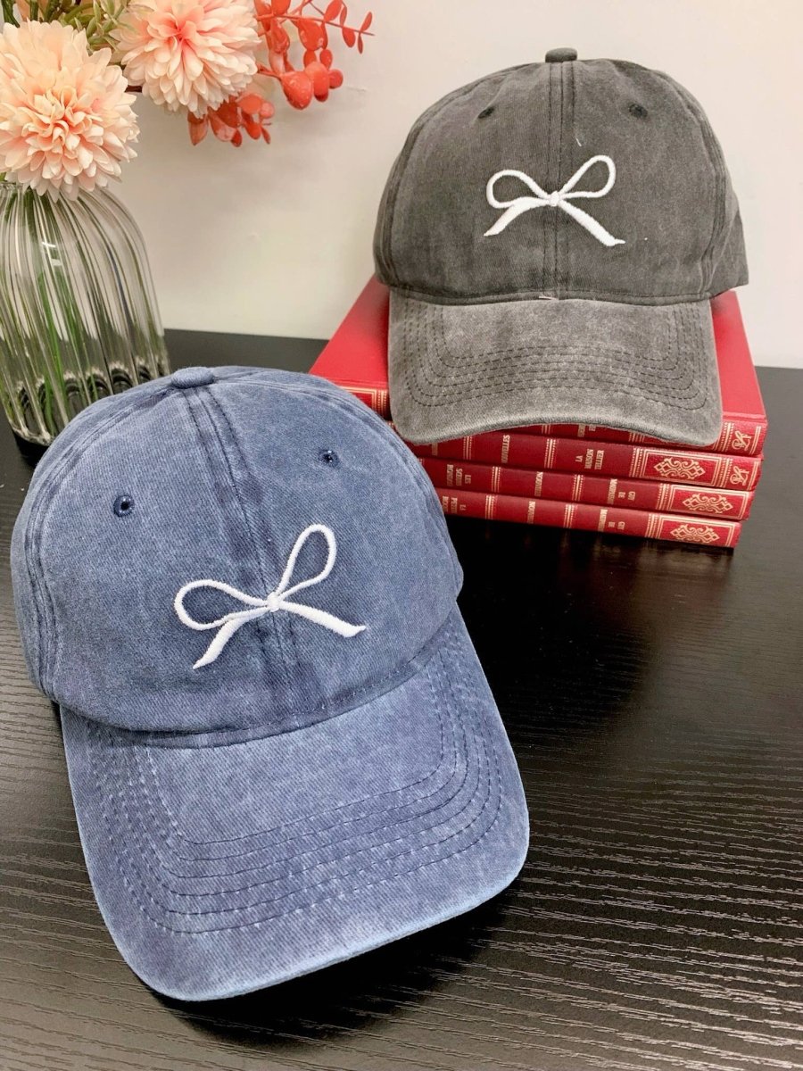 Casquette Brodée Boucle Denim Noir Atelier Byren - Ex - voto