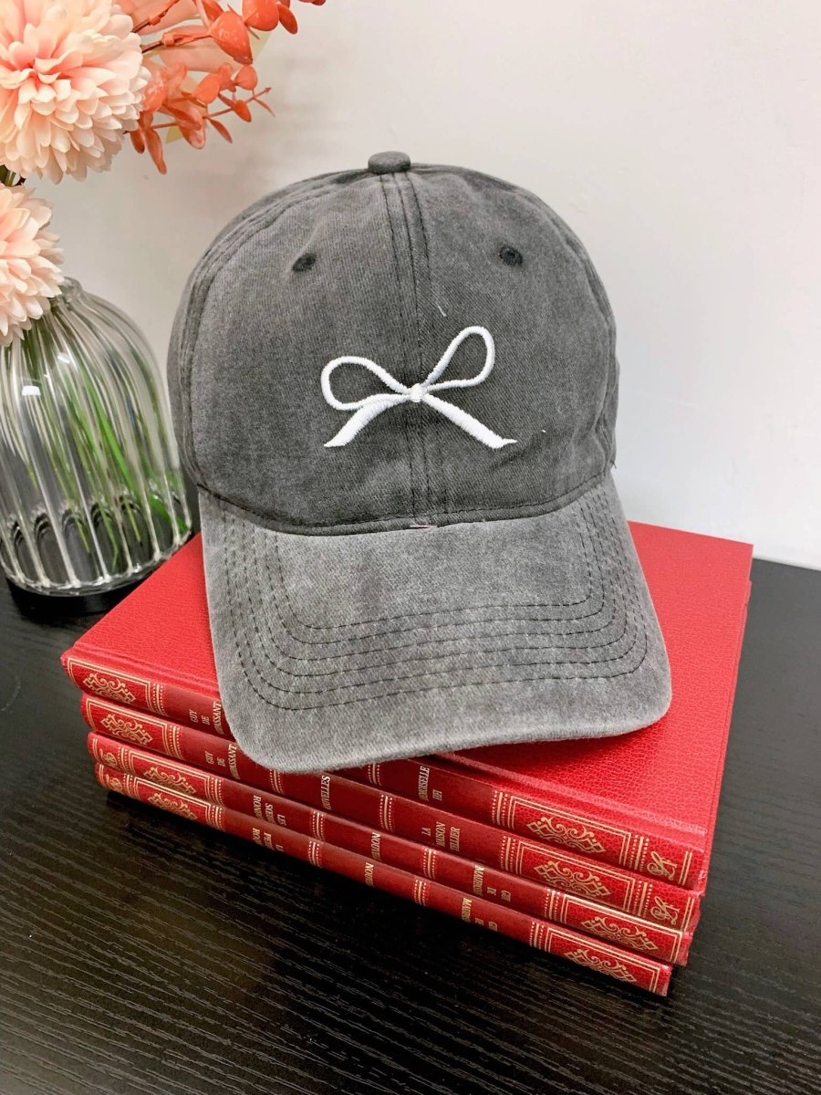 Casquette Brodée Boucle Denim Noir Atelier Byren - Ex - voto