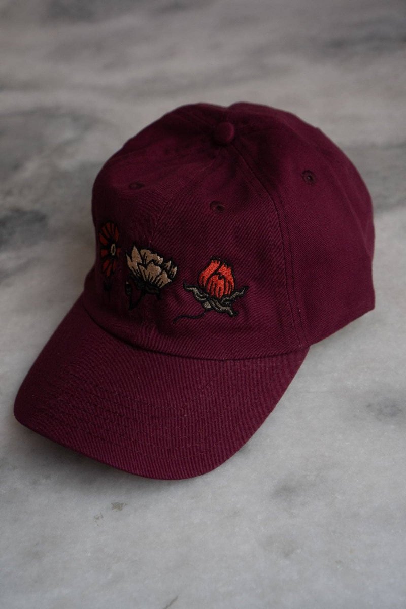 Casquette Ditsy Bourgogne Stay Home Club - Ex - voto