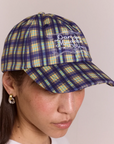 Casquette Tomboy Check Damson Madder - Ex - voto
