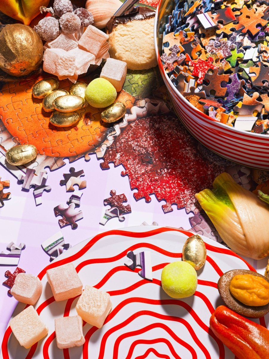 Casse - Tête Boîte à Biscuits Sugarplum Piecework - Ex - voto