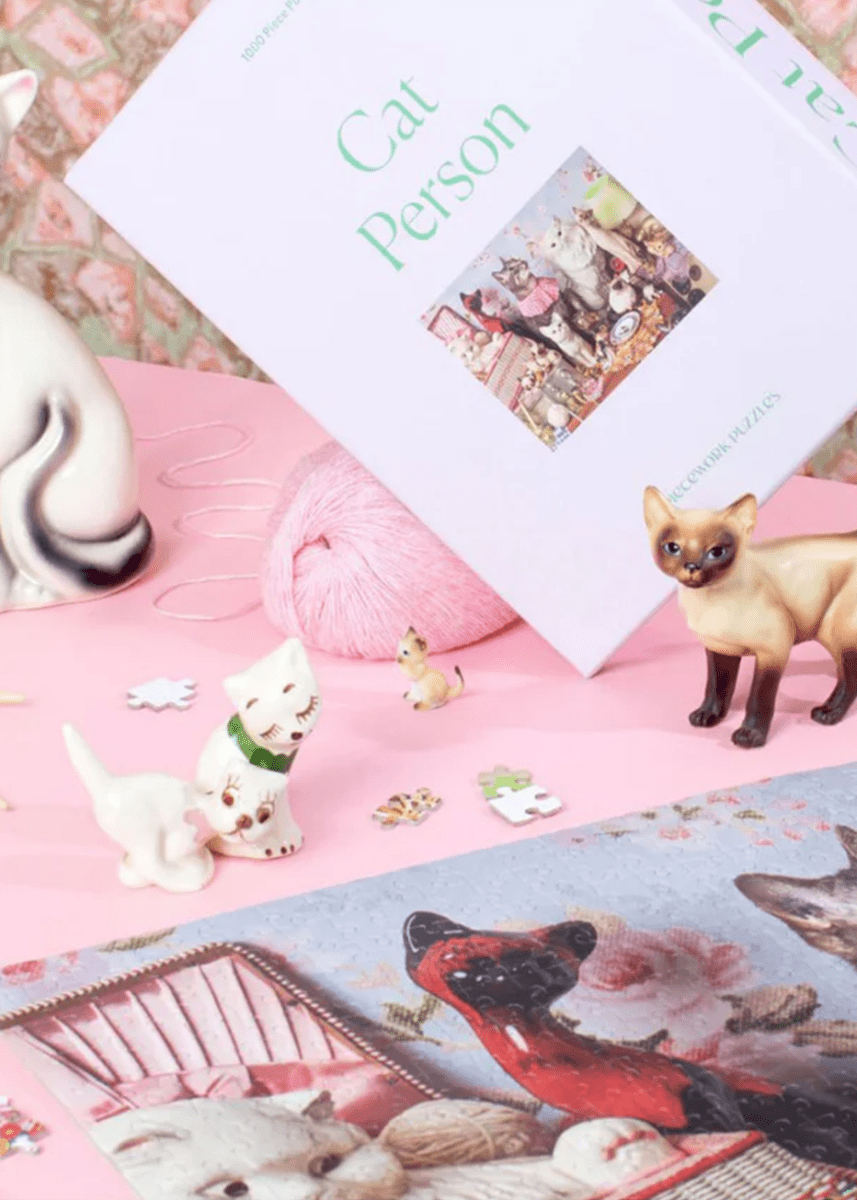 Casse - Tête Piecework Cat Person - Ex - voto