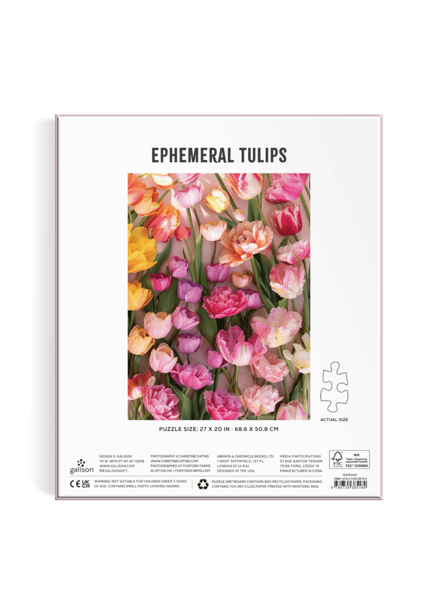 Casse - Tête Tulipes 1000 Pièces Chronicle Books - Ex - voto