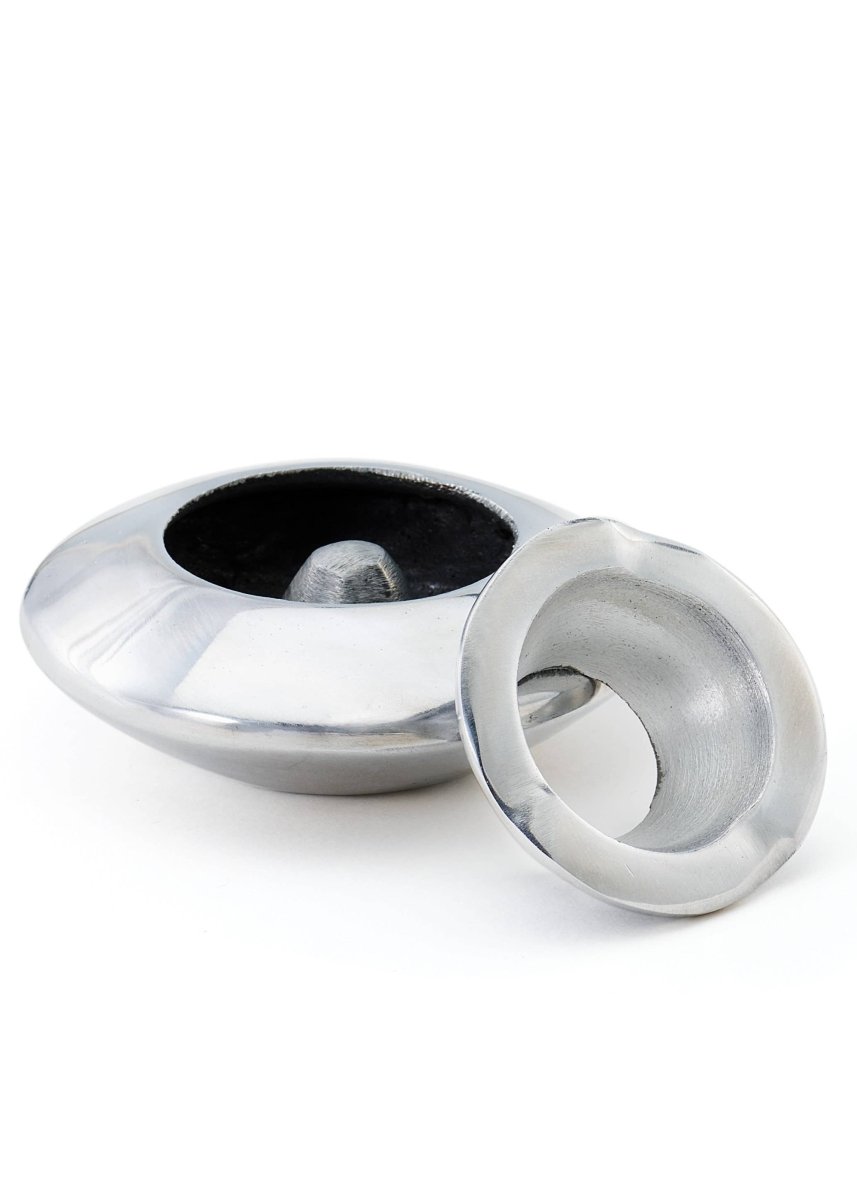 Cendrier Marocain Aluminum Chrome Yemma - Ex - voto