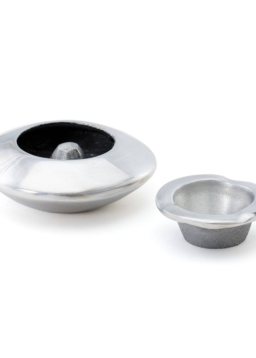 Cendrier Marocain Aluminum Chrome Yemma - Ex - voto