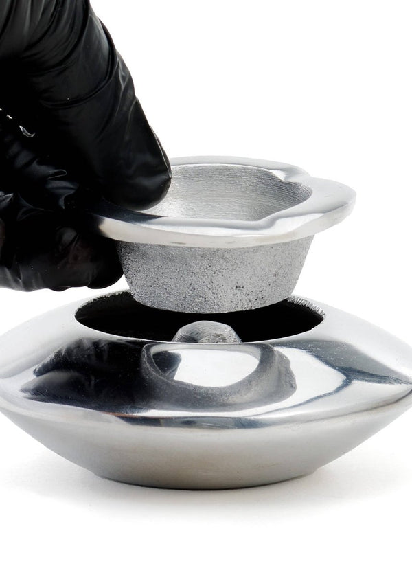 Cendrier Marocain Aluminum Chrome Yemma - Ex - voto