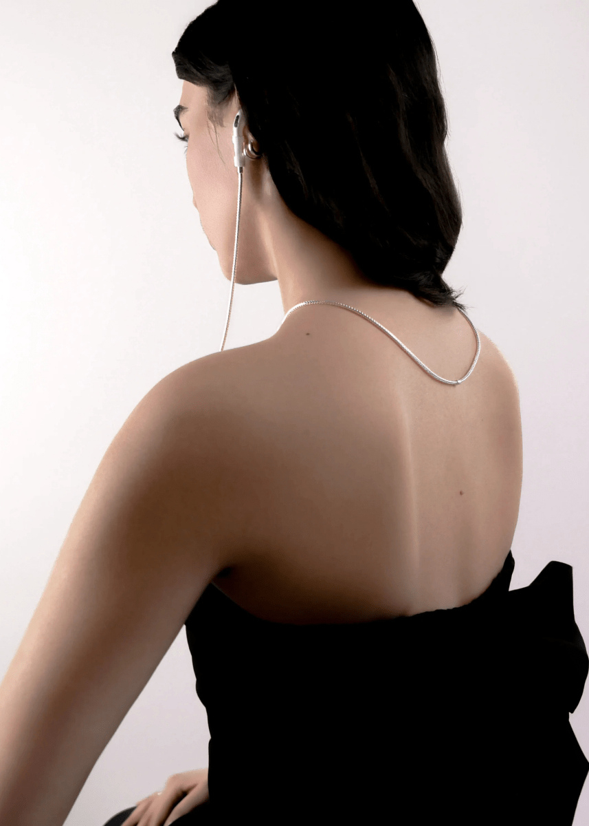 Chaîne Airpods Foxtail Argent Tapper - Ex - voto