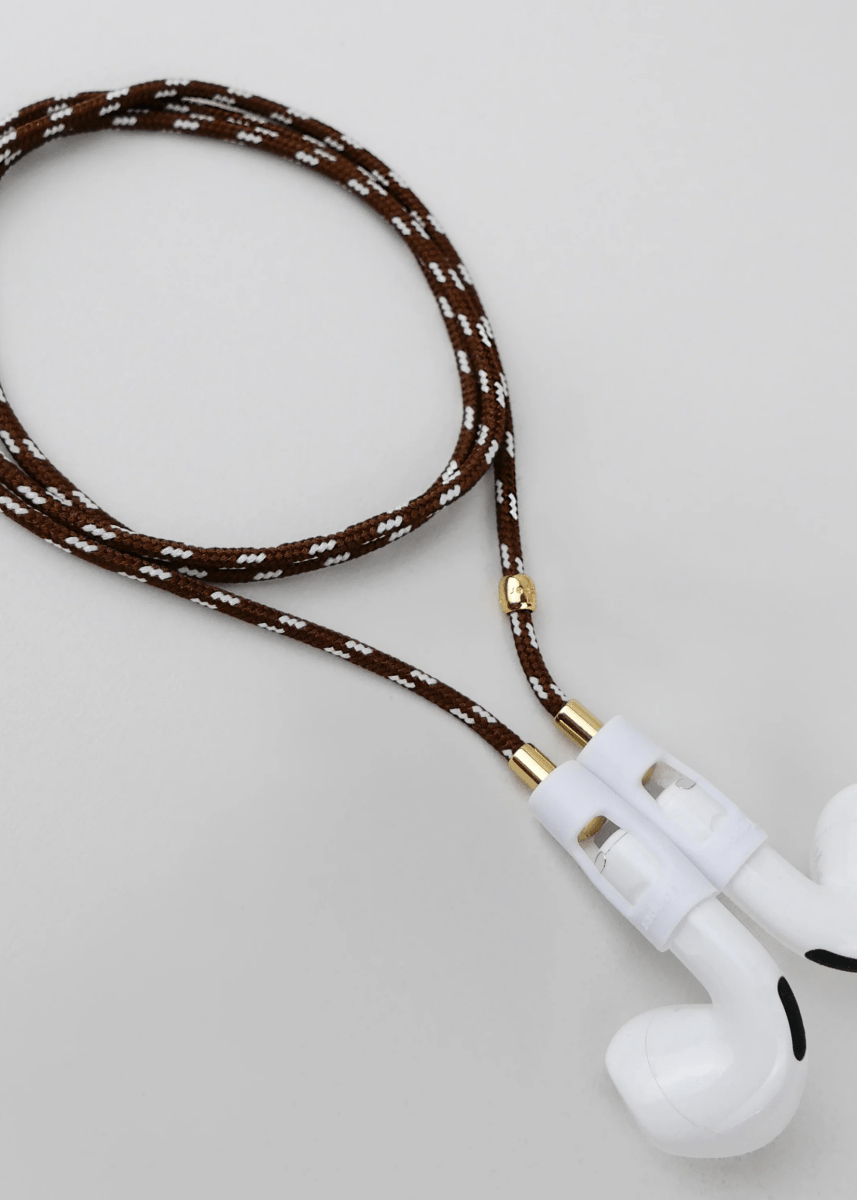 Chaîne Airpods Nylon Brun Tapper - Ex - voto