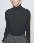 Chandail Col Roulé Mijeong Park Charcoal SOLDE - Vente finale - Ex - voto