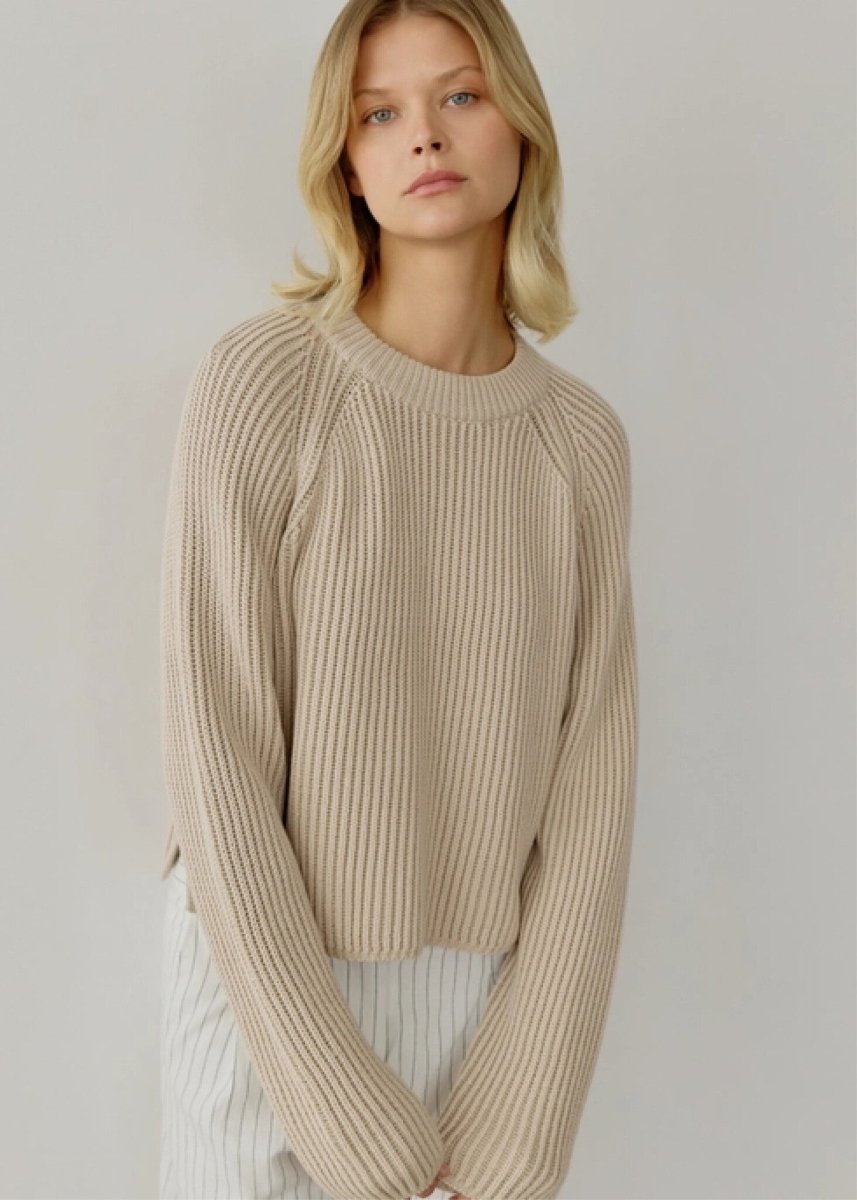 Chandail Devin All Row Beige SOLDE - Vente finale - Ex - voto