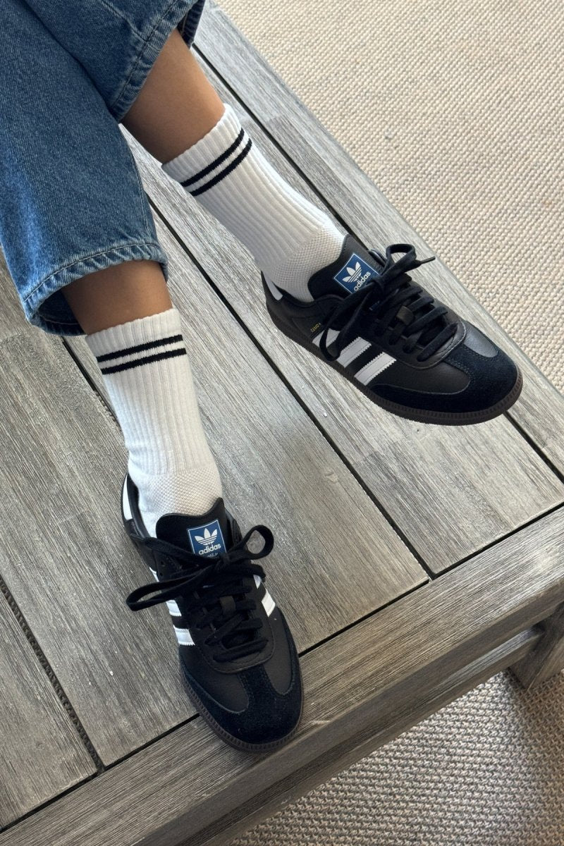 Chaussette Boyfriend Le Bon Shoppe Classic White - Ex - voto
