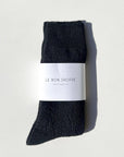 Chaussette Pointelle Eyelet Noire Le Bon Shoppe - Ex - voto