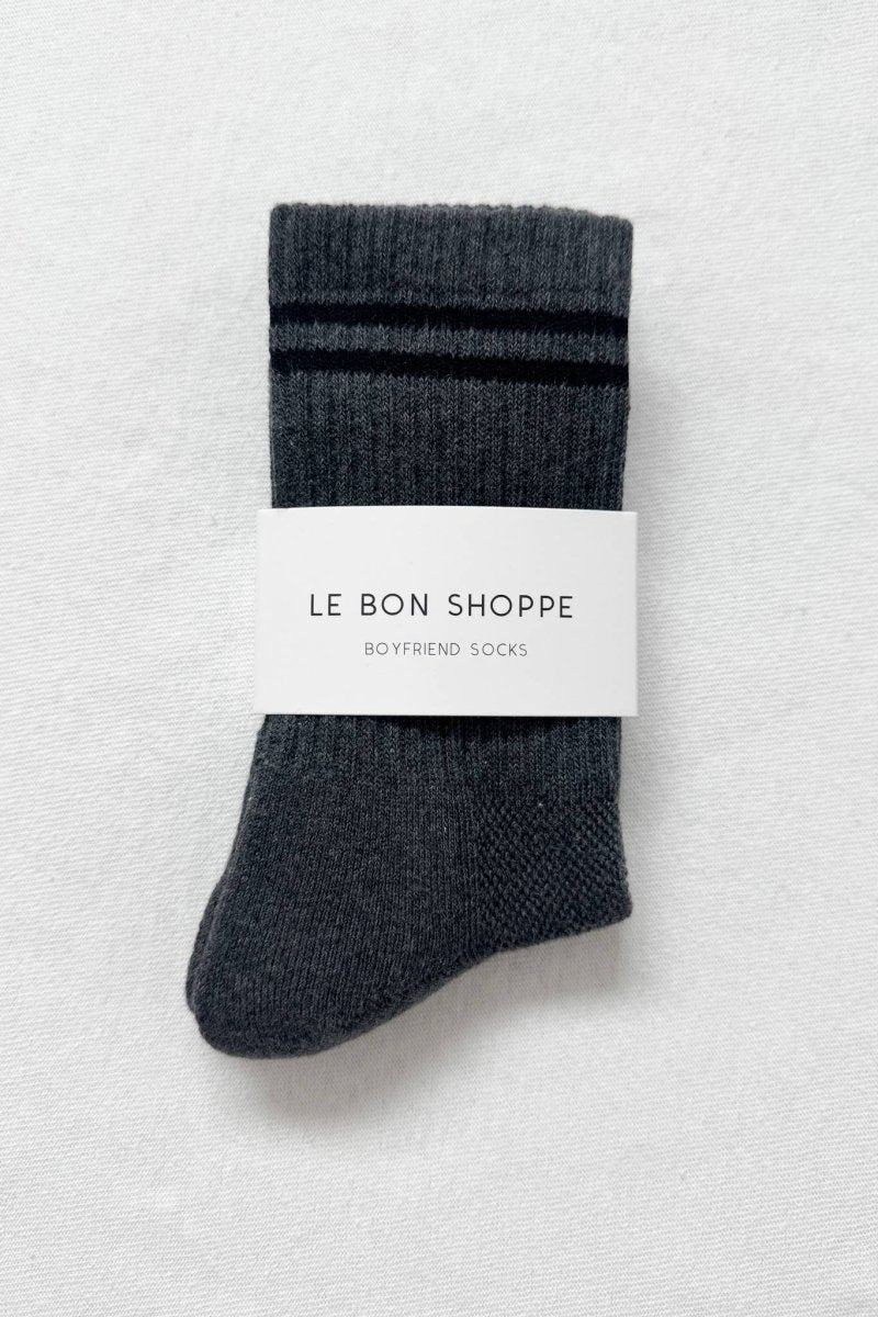 Chaussettes Boyfriend Le Bon Shoppe Charcoal - Ex - voto