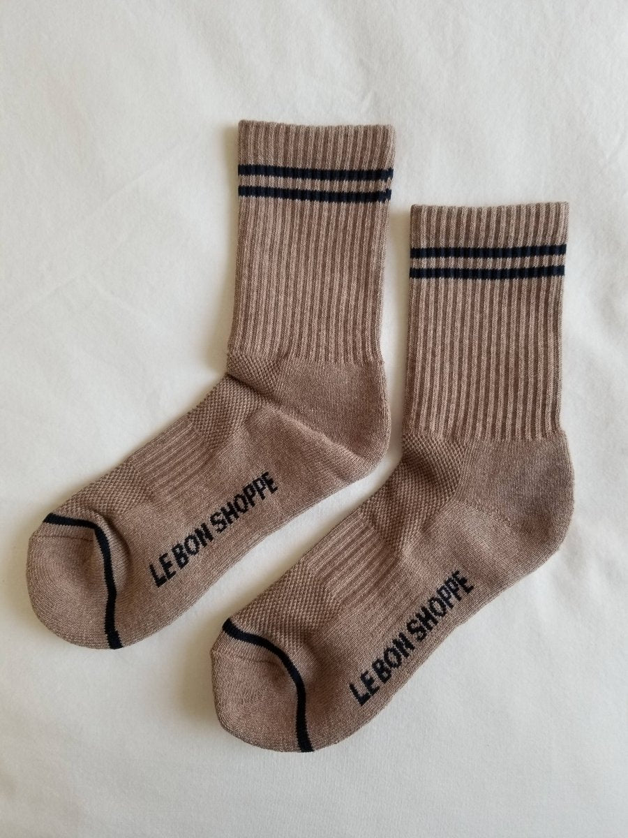 Chaussettes Boyfriend Le Bon Shoppe Cocoa - Ex - voto