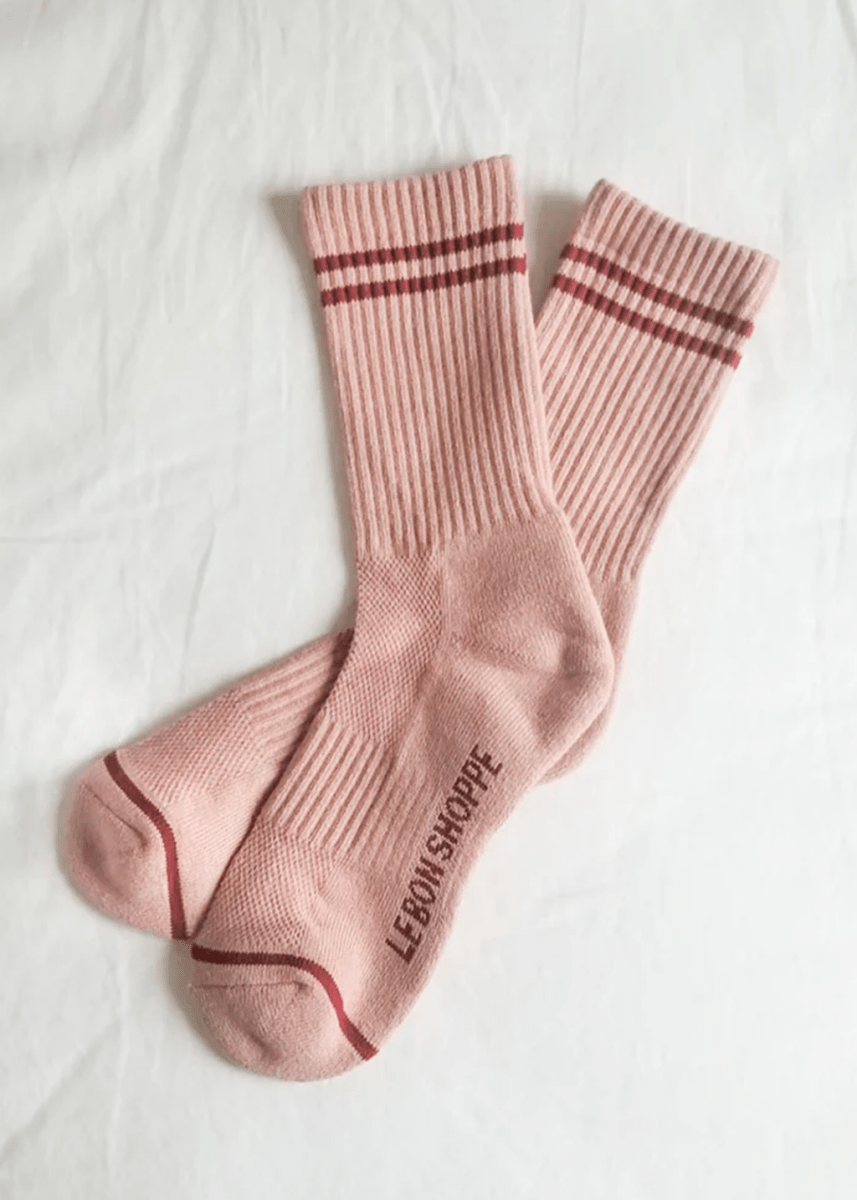 Chaussettes Boyfriend Le Bon Shoppe Rose Vintage - Ex - voto