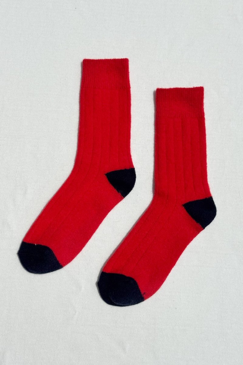 Chaussettes Classique Cachemire Le Bon Shoppe Poppy Red - Ex - voto