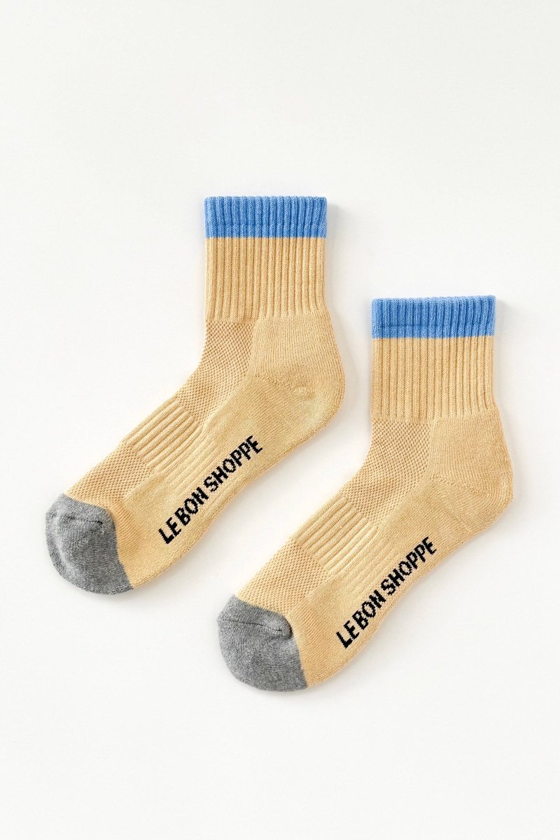 Chaussettes Color Block Girlfriend Jaune et Bleu Le Bon Shoppe - Ex - voto