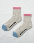 Chaussettes Color Block Girlfriend Le Bon Shoppe Gris Rose - Ex - voto